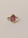 Purple CZ Marquise .925 Sterling Silver Ring - Hers and His Treasures