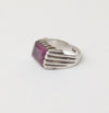Pink Sapphire Sterling Silver Ring - Hers and His Treasures