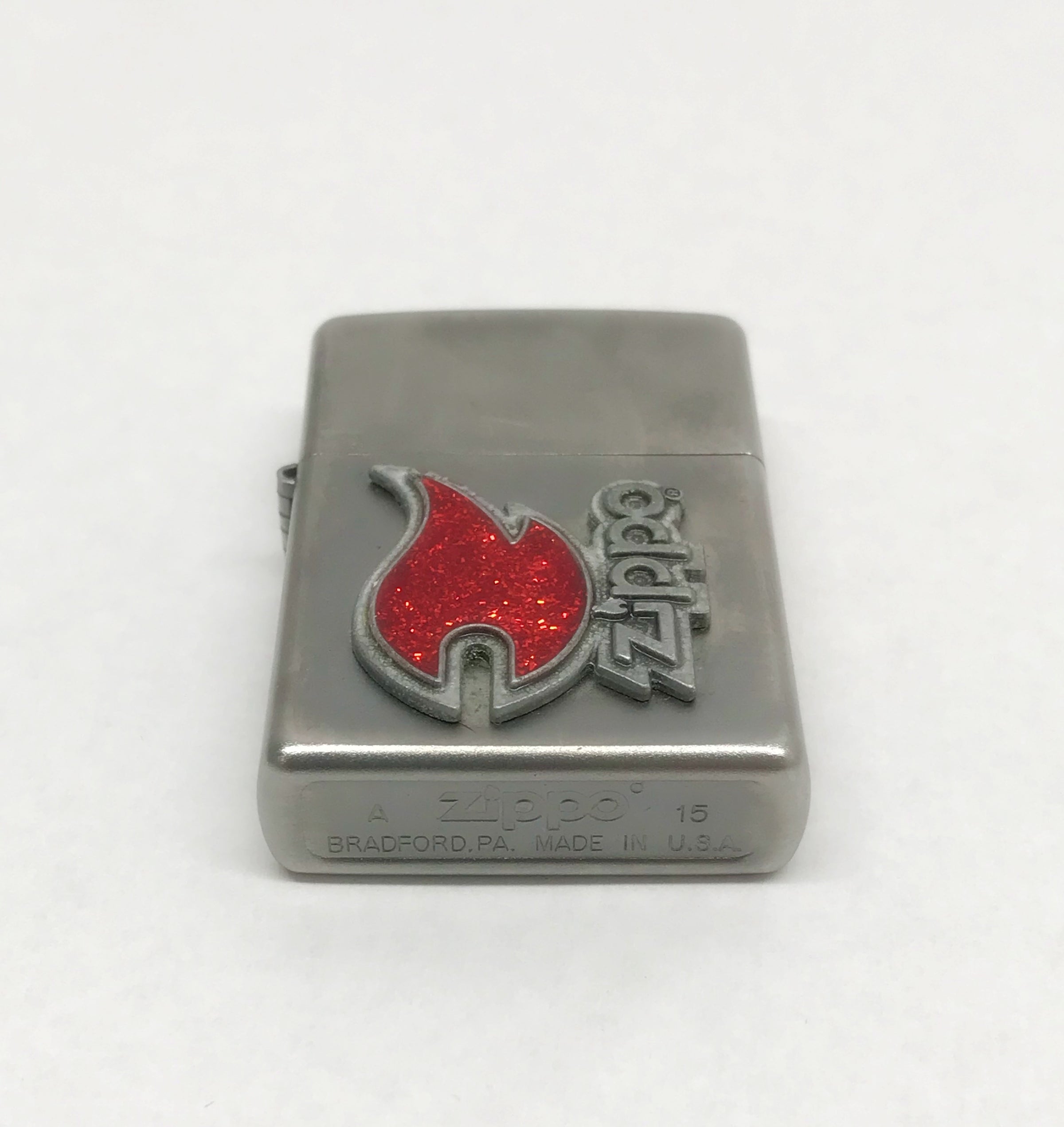 2014 Red Flame Zippo Lighter New