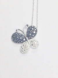 Sterling Silver .925 Butterfly Necklace - Hers and His Treasures