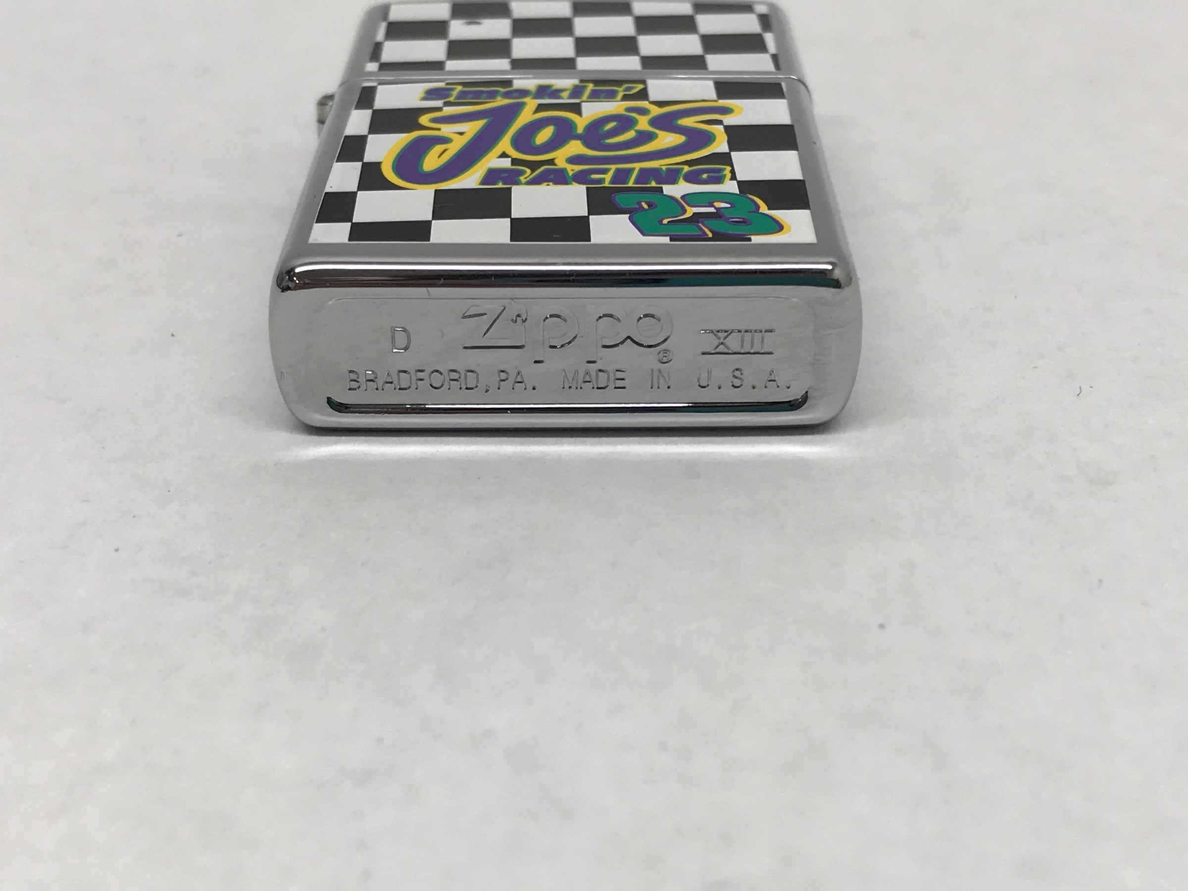 1997 Smokin' Joe's Racing #23 Checkered Flag Zippo Lighter