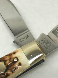 2004 Bulldog Brand Stag Jumbo Stockman Pocket Knife