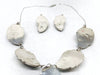 ES Signed Native American Squash Blossom Claw Necklace and Earring Set - Hers and His Treasures