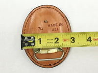 Vintage Tooled Leather Eagle Belt Bucke #74 | USA - Hers and His Treasures