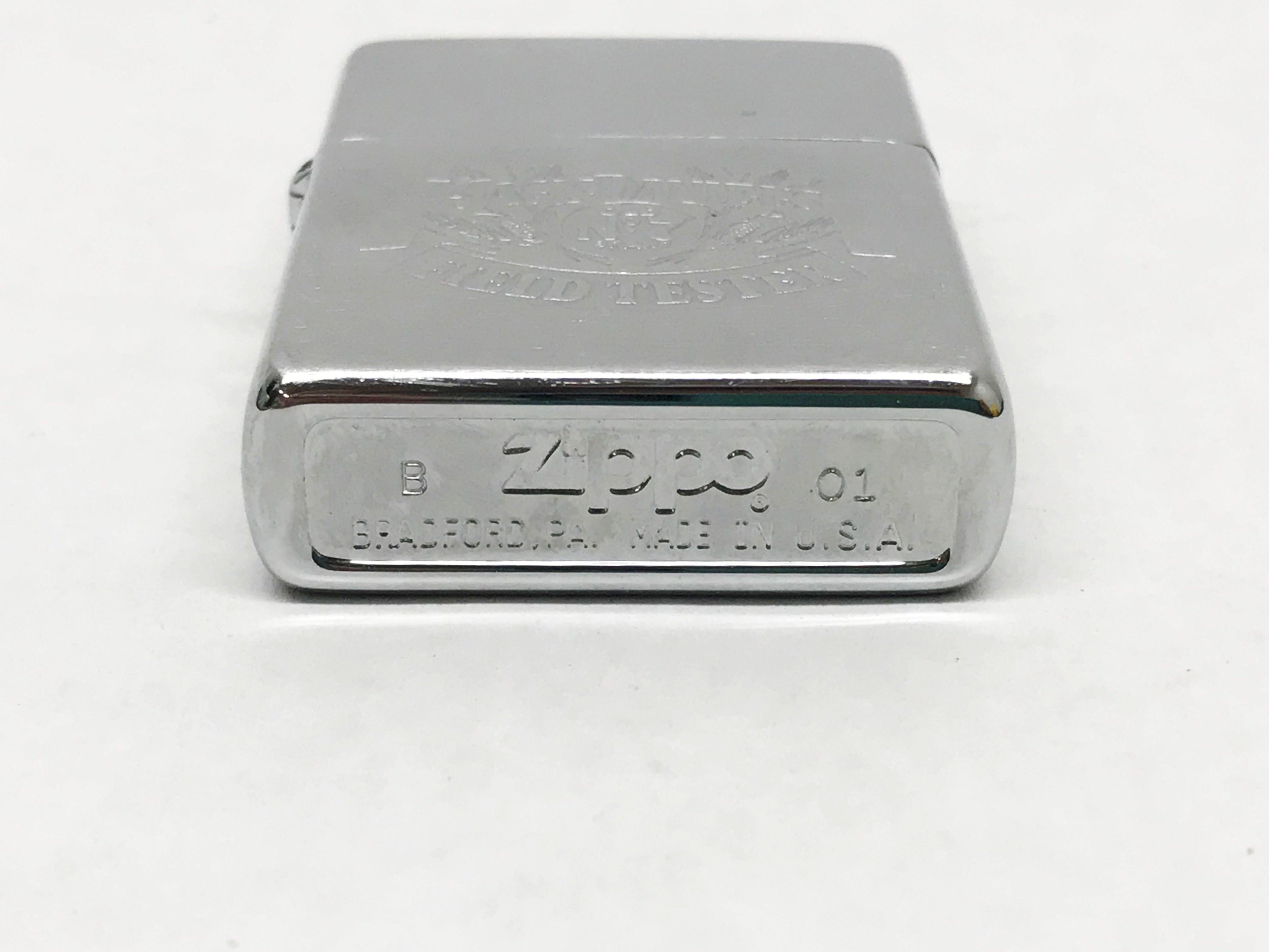 New 2001 Jack Daniel's Old No. 7 Brand Field Tester Zippo Lighter | USA