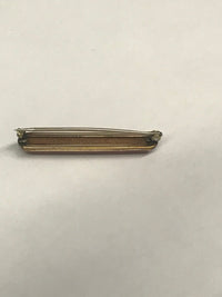 Antique Gold Filled Goldstone Bar Brooch Pin