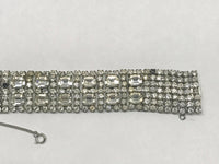 Weiss 7 Row Rhinestone Bracelet - Hers and His Treasures