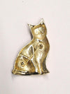 Siamese Sitting Cat Brooch Pin - Hers and His Treasures