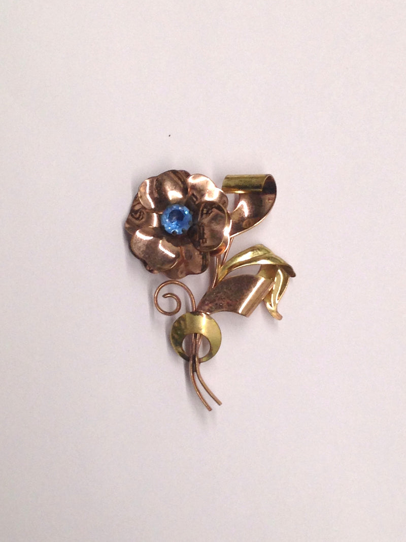 www.hersandhistreasures.com/products/1950's-Copper-and-Brass-Flower-Brooch-Pin
