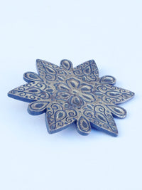 Coro Silver Tone Star Flower Brooch Pin www.hersandhistreasures.com
