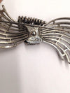 Oscar De La Renta Silver Toned Brooch Pin - Hers and His Treasures