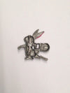 JJ Easter Bunny Rabbit Brooch Pin