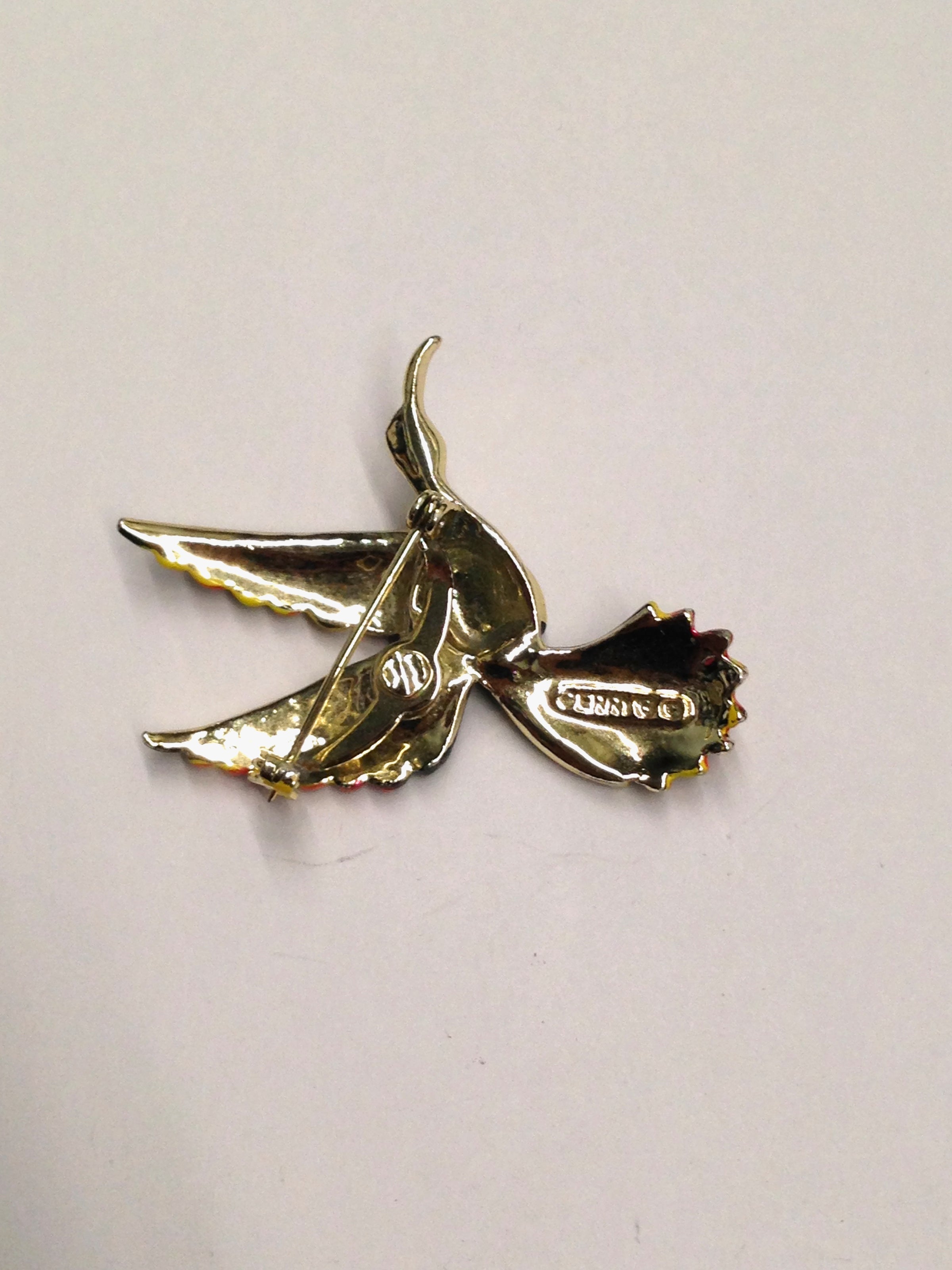 Gerry's Enamel Bird Brooch Pin