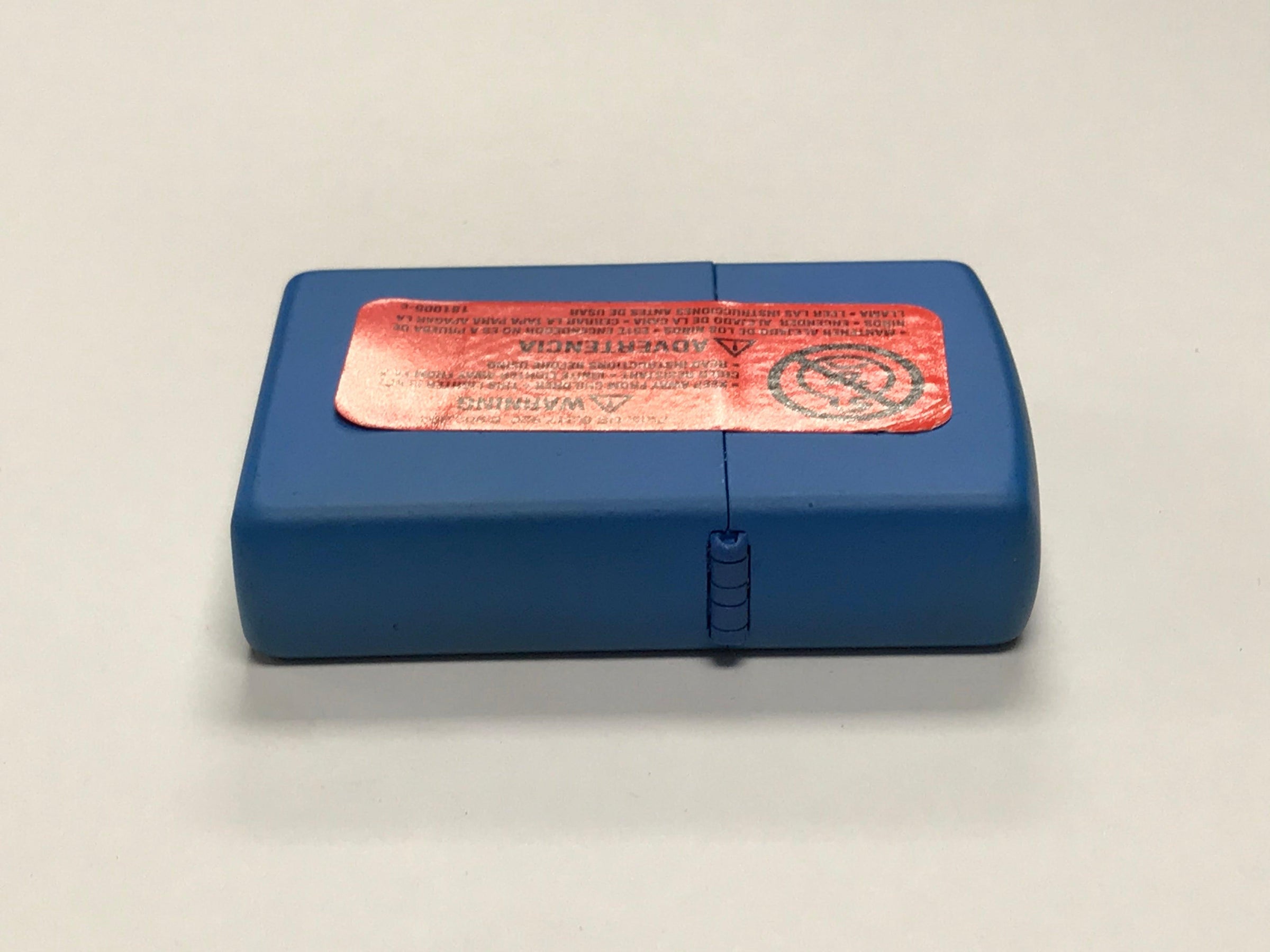 New 2007 Royal Blue Matte Zippo Lighter - Hers and His Treasures