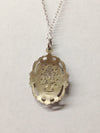 Vintage Creed Sterling Silver Mother Mary Necklace - Hers and His Treasures