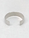 Sarah Coventry Silver Tone Hammered Cuff Bracelet - Hers and His Treasures