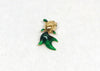 Swarovski Goldfish Brooch Pin with Green Enamel and Crystal Eyes | USA - Hers and His Treasures