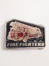 U.S.A. Fire Fighters 2070 Solid Metal Belt Buckle - Hers and His Treasures