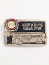 Fire Department America's Bravest Belt Buckle 8517 www.hersandhistreasures.com