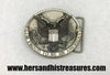 1981 Proud To Be An American Bergamot Brass Works Belt Buckle