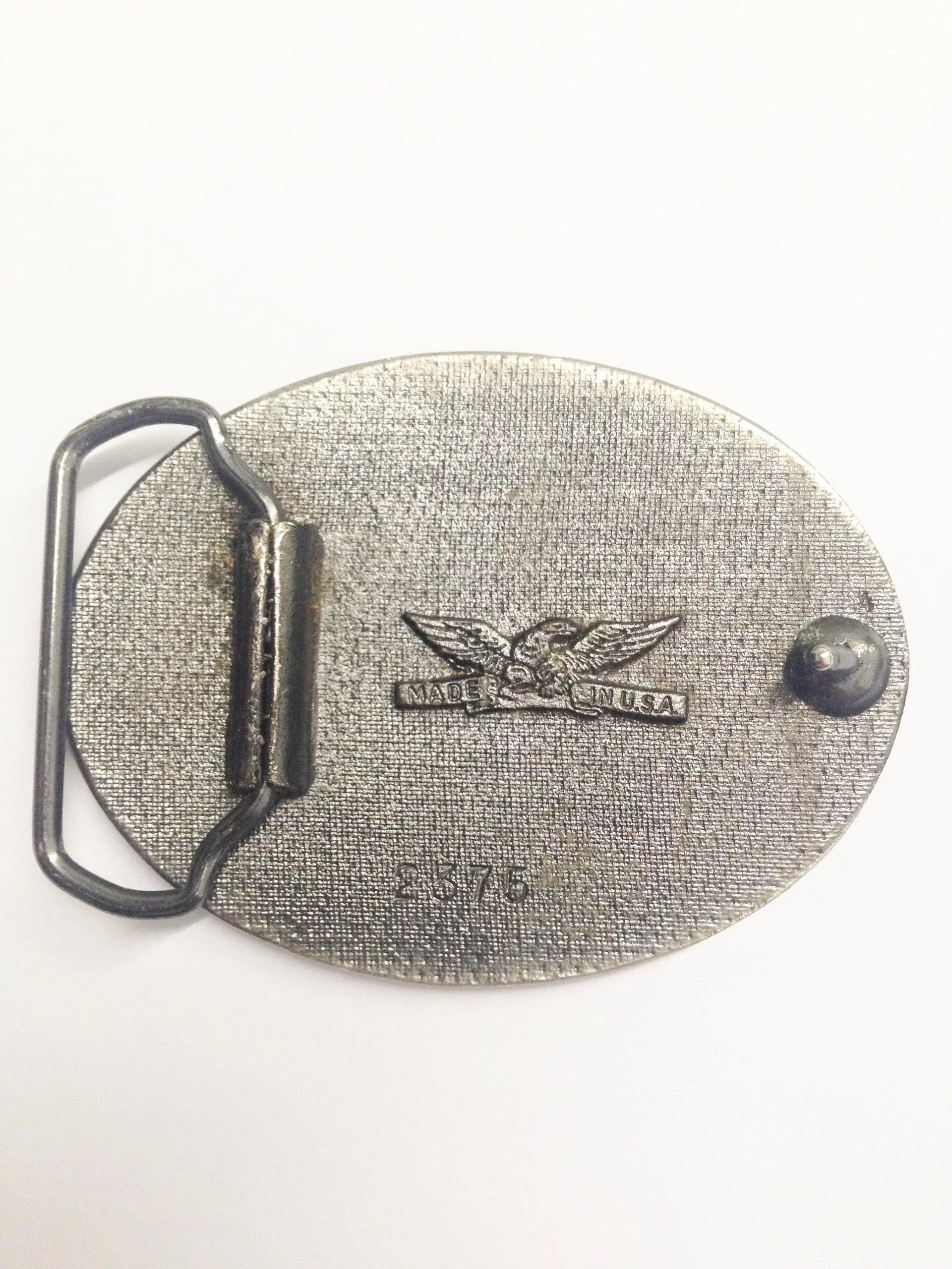 USA Made Hillbilly Gals Enamel Belt Buckle 2375 Hers and His Treasures