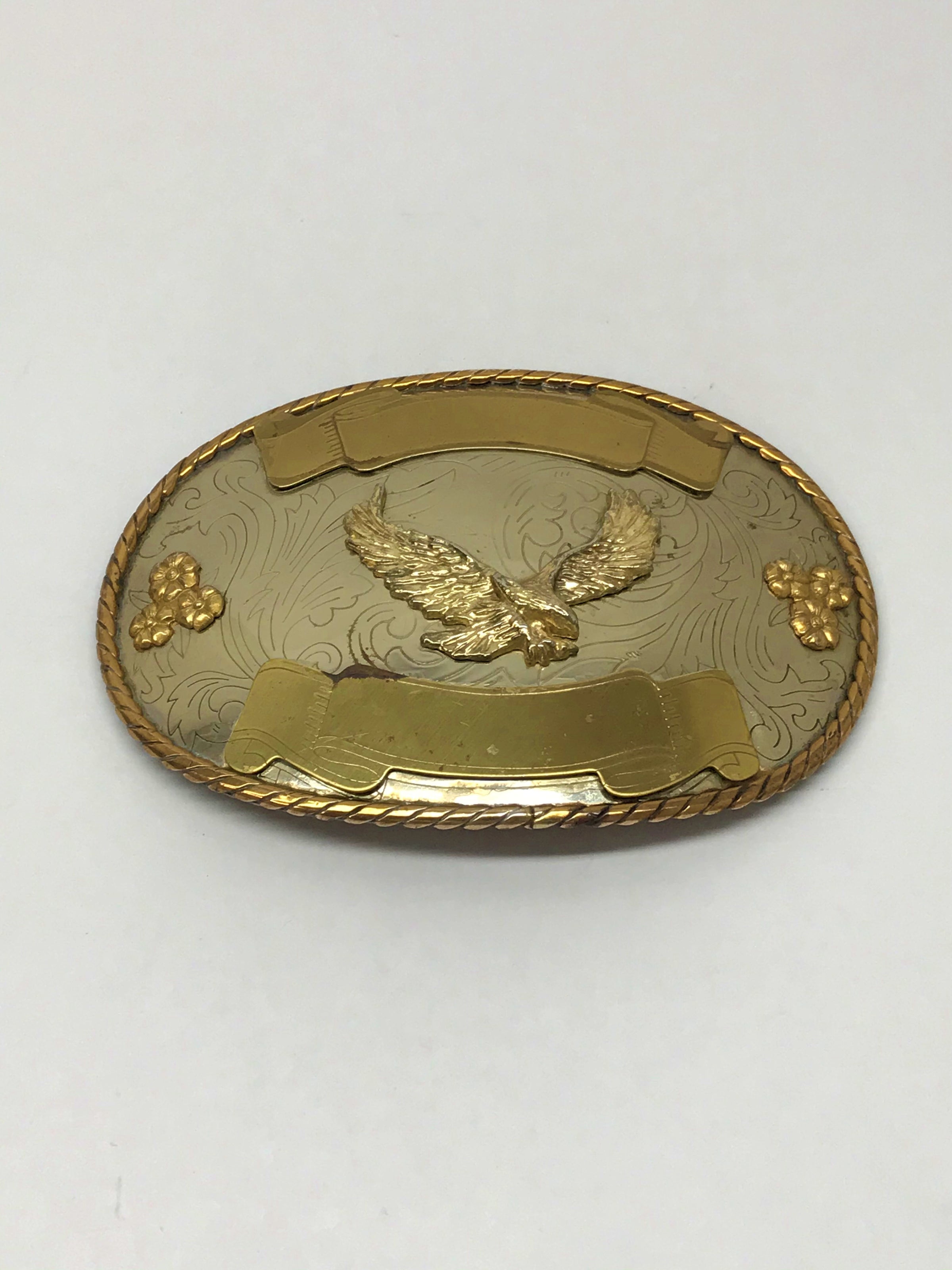 1988 Large Oval German Silver Eagle Belt Buckle – Hers and His Treasures