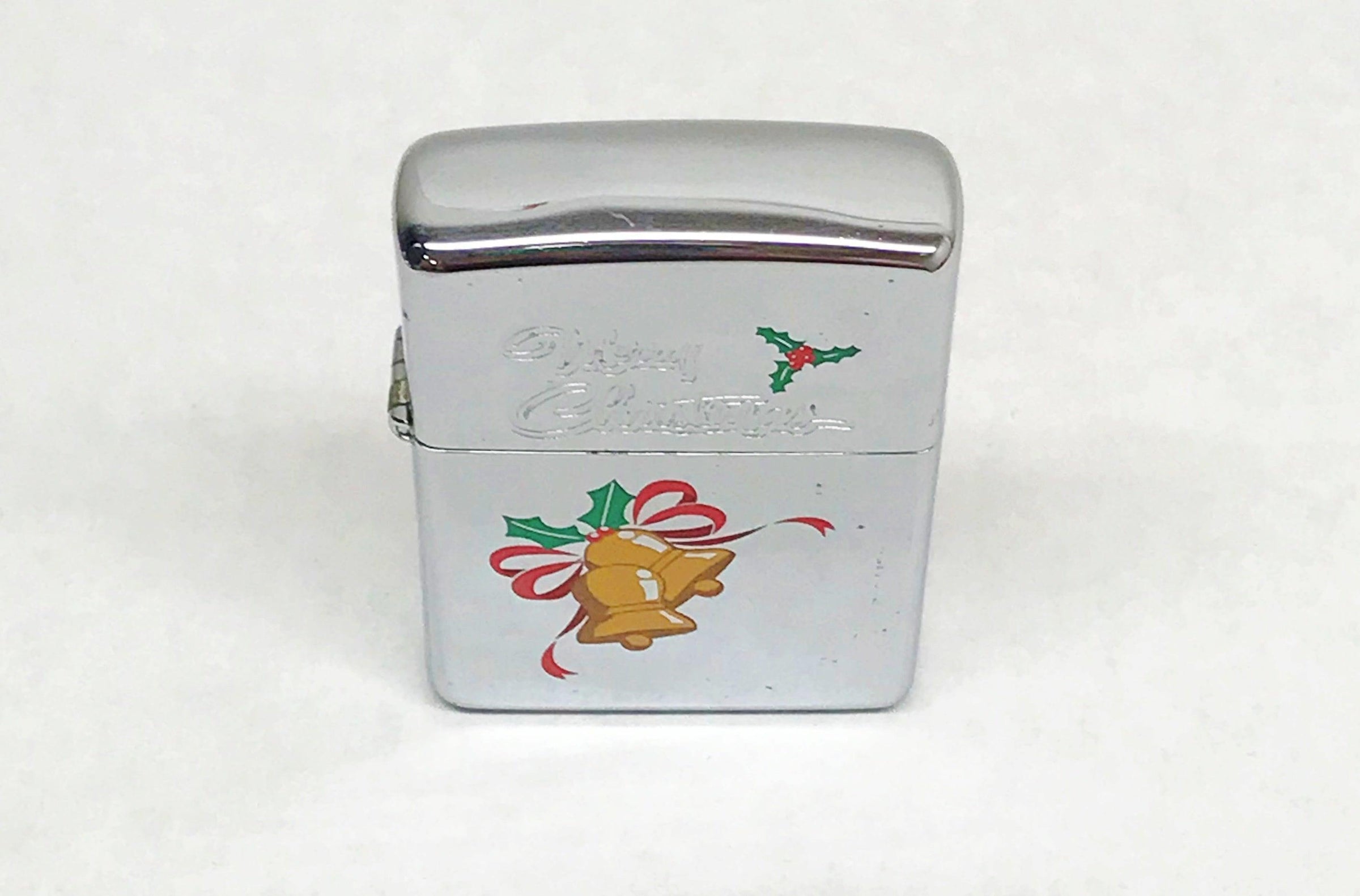 New XIII 1997 Merry Christmas Bell Zippo Lighter - Hers and His Treasures