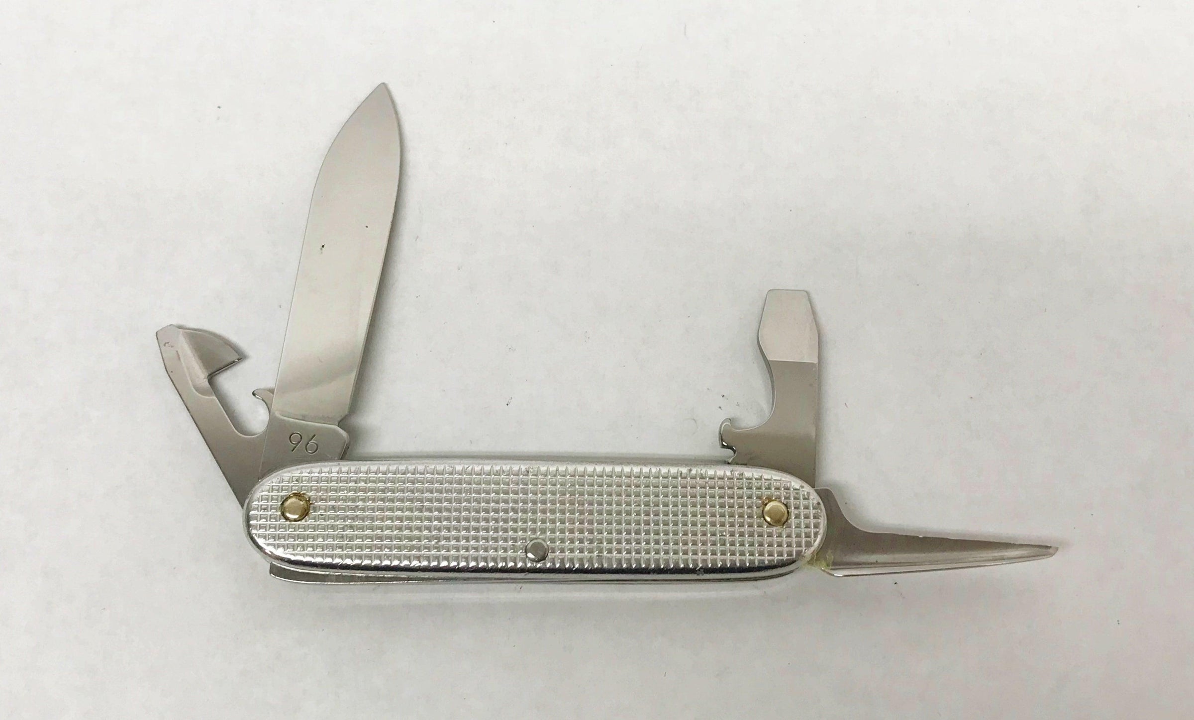 Vintage 1996 Swiss Army Victorinox Alox Soldier Pocket Knife with Box