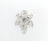 1966 Sarah Coventry Evening Star Flower Rhinestone Brooch Pin - Hers and His Treasures