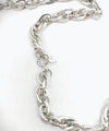 1957 Sarah Coventry Bib N Tucker Silver Tone Chain Link Necklace - Hers and His Treasures