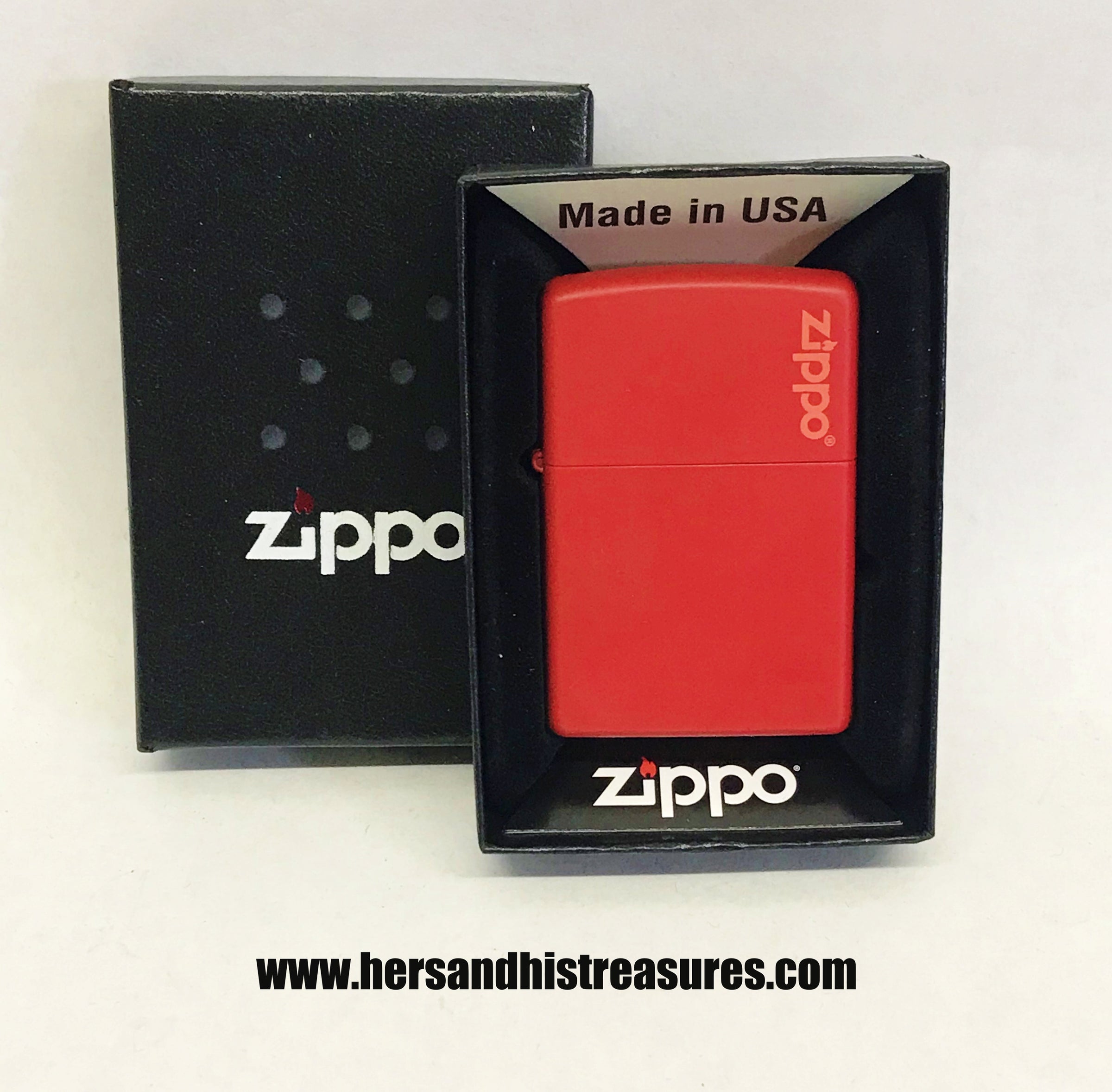www.hersandhistreasures.com/products/2005-new-red-matte-zippo-logo-windproof-lighter