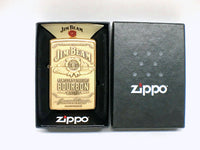 New 2021 Jim Beam Bourbon Whiskey Brass Zippo Lighter - Hers and His Treasures