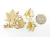 Vintage Sarah Coventry Maple Leaf Brooch Pin and Earring Set - Hers and His Treasures