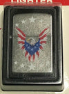 American Flag As Eagle Street Chrome Zippo Lighter