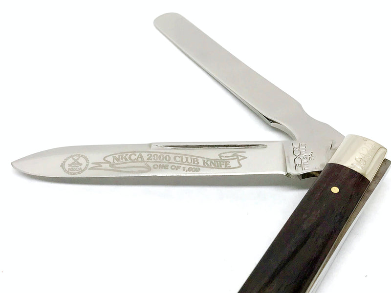 Schatt & Morgan Cutlery Co. 2000 NKCA Limited-Edition Buffalo Horn Doctor's Pocket Knife - Hers and His Treasures