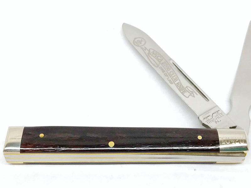 Schatt & Morgan Cutlery Co. 2000 NKCA Limited-Edition Buffalo Horn Doctor's Pocket Knife - Hers and His Treasures