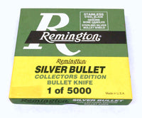 Remington R1178SB Limited-Edition Mini Trapper Silver Bullet Pocket Knife | USA - Hers and His Treasures