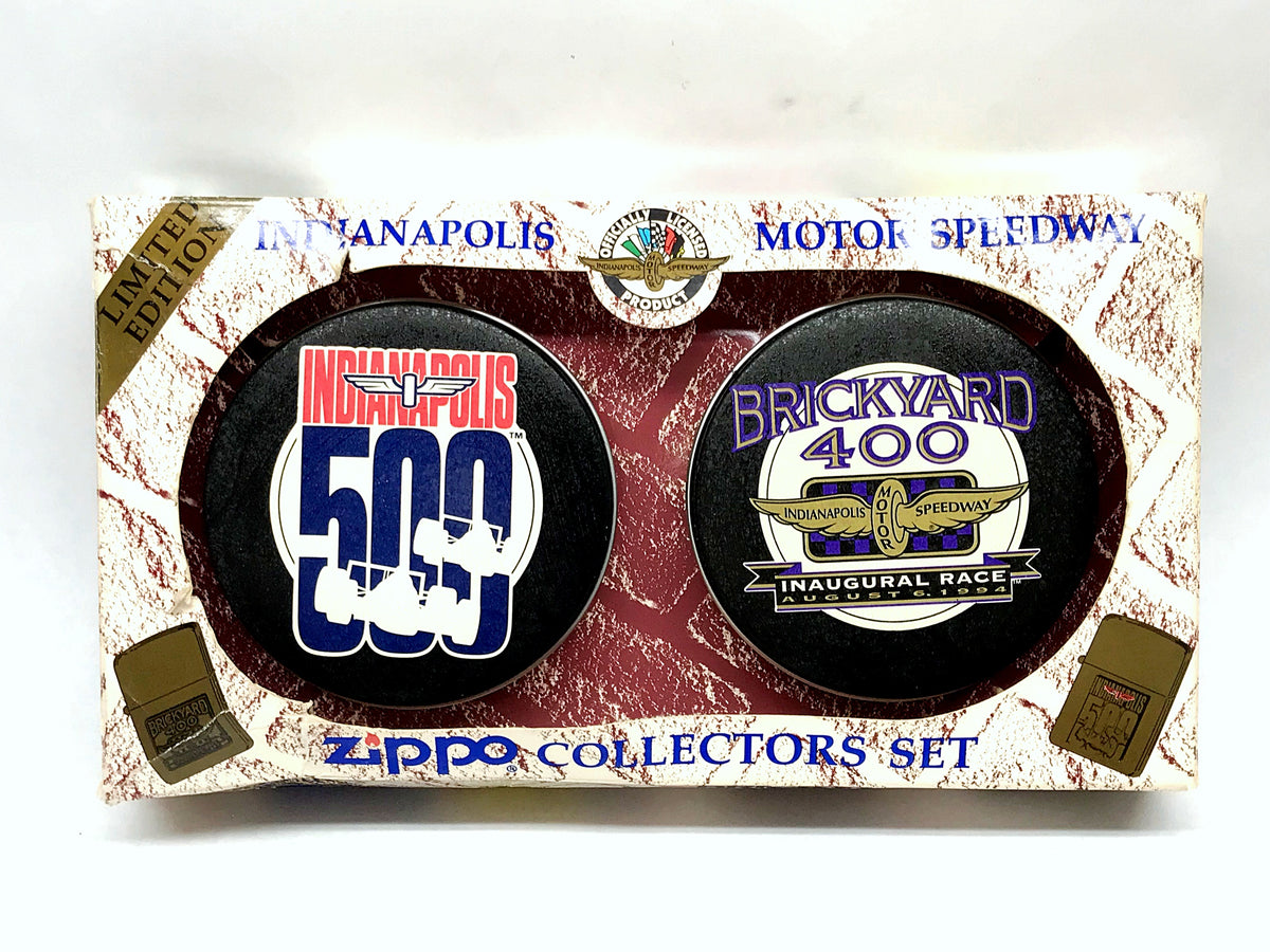 Zippo Lighter Collectors Set ~ 1994 Indianapolis 500 - Brickyard 400 Inaugural Lighters - Hers and His Treasures