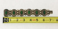 www.hersandhistreasures.com/products/anton-signed-green-onyx-aztec-mask-sterling-silver-panel-bracelet