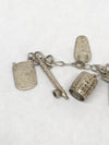Vintage Native American Sterling Silver Charm Bracelet - Hers and His Treasures