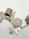 Vintage Native American Sterling Silver Charm Bracelet - Hers and His Treasures
