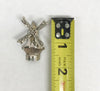 Vintage Sterling Silver Movable Windmill Brooch Pin By Lang - Hers and His Treasures