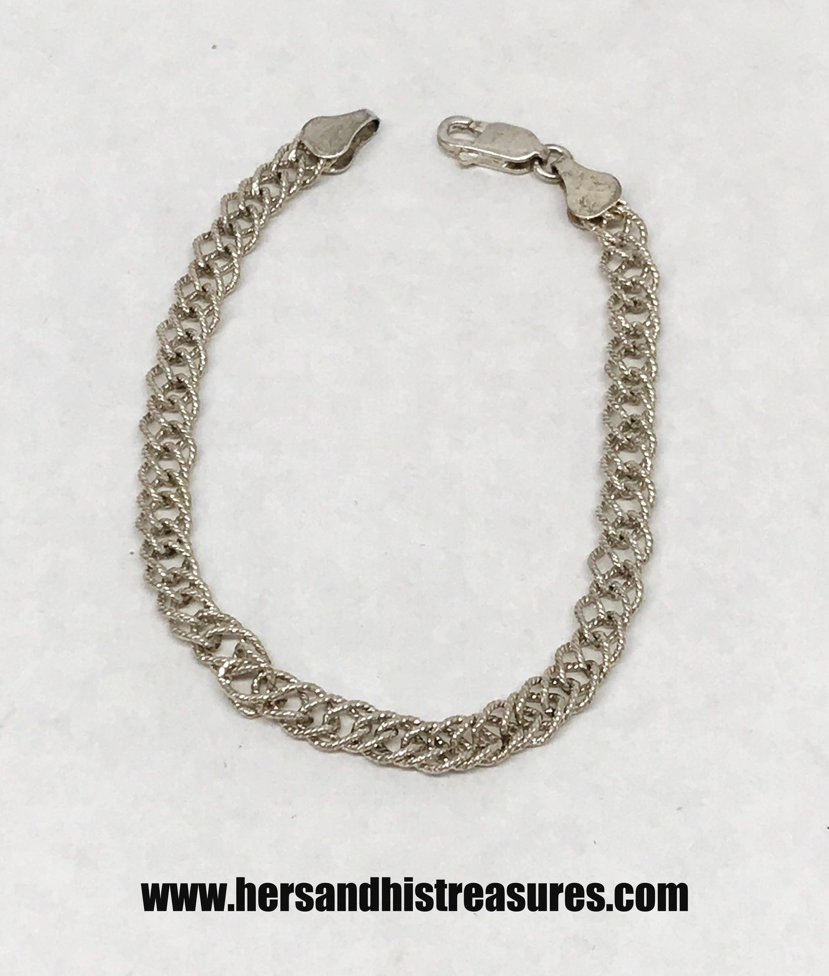 Italian Bar Cuff Bracelet in Sterling Silver, Royal Rectangle – Tilo  Jewelry®