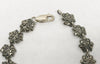 Marcasite Clam Shell .925 Sterling Silver Link Bracelet - Hers and His Treasures