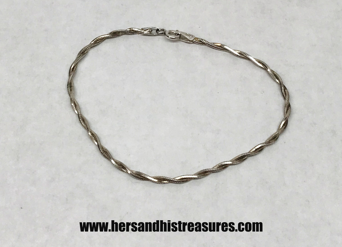 www.hersandhistreasures.com/products/925-sterling-silver-twisted-snake-chain-bracelet-italy