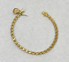 Gold Over Sterling Silver Simulated Diamond-Cut Tennis Bracelet