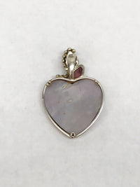 WK Whitney Kelly Multi-Stone Heart Sterling Silver Pendant - Hers and His Treasures