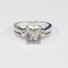 Peridot CZ Sterling Silver .925 Ring - Hers and His Treasures