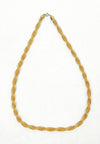 Sarah Coventry 1976 Golden Braids Mesh Necklace 24" - Hers and His Treasures